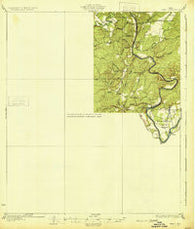 Bend Texas Historical topographic map, 1:62500 scale, 15 X 15 Minute, Year 1931