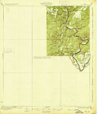 Bend Texas Historical topographic map, 1:62500 scale, 15 X 15 Minute, Year 1931
