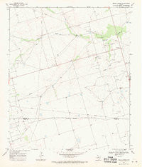 Benge Corner Texas Historical topographic map, 1:24000 scale, 7.5 X 7.5 Minute, Year 1968
