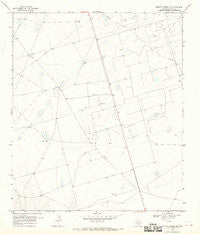Benge Corner SW Texas Historical topographic map, 1:24000 scale, 7.5 X 7.5 Minute, Year 1968