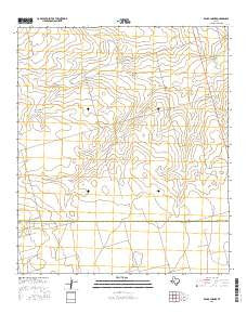 Benge Corner Texas Current topographic map, 1:24000 scale, 7.5 X 7.5 Minute, Year 2016