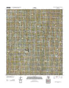 Benge Corner NW Texas Historical topographic map, 1:24000 scale, 7.5 X 7.5 Minute, Year 2012