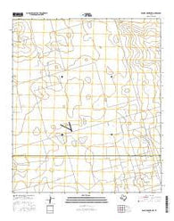 Benge Corner NW Texas Current topographic map, 1:24000 scale, 7.5 X 7.5 Minute, Year 2016