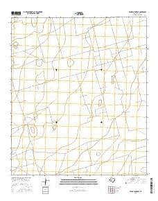 Benge Corner SE Texas Current topographic map, 1:24000 scale, 7.5 X 7.5 Minute, Year 2016