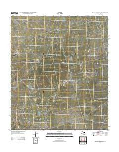Benge Corner SW Texas Historical topographic map, 1:24000 scale, 7.5 X 7.5 Minute, Year 2012