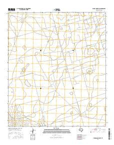 Benge Corner SW Texas Current topographic map, 1:24000 scale, 7.5 X 7.5 Minute, Year 2016