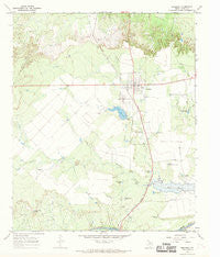 Benjamin Texas Historical topographic map, 1:24000 scale, 7.5 X 7.5 Minute, Year 1967