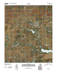 Benjamin Texas Historical topographic map, 1:24000 scale, 7.5 X 7.5 Minute, Year 2010