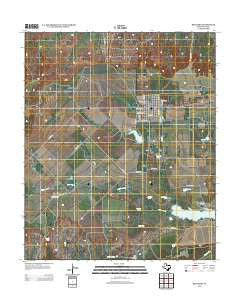 Benjamin Texas Historical topographic map, 1:24000 scale, 7.5 X 7.5 Minute, Year 2013