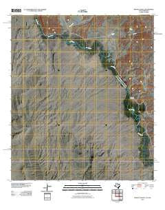 Bennett Ranch Texas Historical topographic map, 1:24000 scale, 7.5 X 7.5 Minute, Year 2010