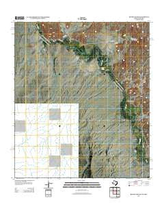 Bennett Ranch Texas Historical topographic map, 1:24000 scale, 7.5 X 7.5 Minute, Year 2012