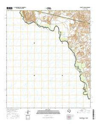 Bennett Ranch Texas Current topographic map, 1:24000 scale, 7.5 X 7.5 Minute, Year 2016