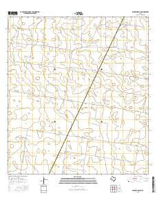 Bentsen Ranch Texas Current topographic map, 1:24000 scale, 7.5 X 7.5 Minute, Year 2016