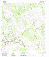 Berclair Texas Historical topographic map, 1:24000 scale, 7.5 X 7.5 Minute, Year 1963