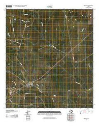 Berclair Texas Historical topographic map, 1:24000 scale, 7.5 X 7.5 Minute, Year 2010