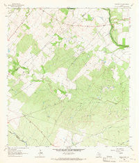 Berclair NW Texas Historical topographic map, 1:24000 scale, 7.5 X 7.5 Minute, Year 1963