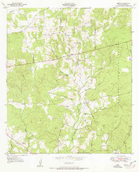 Berea Texas Historical topographic map, 1:24000 scale, 7.5 X 7.5 Minute, Year 1951