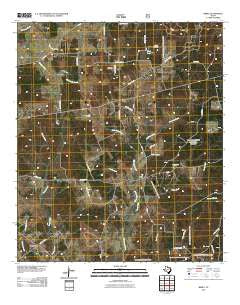 Berea Texas Historical topographic map, 1:24000 scale, 7.5 X 7.5 Minute, Year 2011