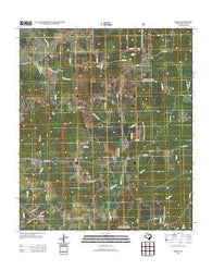 Berea Texas Historical topographic map, 1:24000 scale, 7.5 X 7.5 Minute, Year 2013