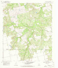 Bernecker Texas Historical topographic map, 1:24000 scale, 7.5 X 7.5 Minute, Year 1969