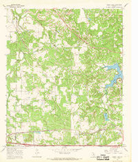 Bernie Lake Texas Historical topographic map, 1:24000 scale, 7.5 X 7.5 Minute, Year 1966