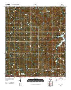 Bernie Lake Texas Historical topographic map, 1:24000 scale, 7.5 X 7.5 Minute, Year 2010