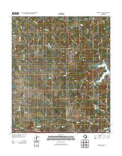 Bernie Lake Texas Historical topographic map, 1:24000 scale, 7.5 X 7.5 Minute, Year 2012