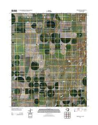 Bernstein Texas Historical topographic map, 1:24000 scale, 7.5 X 7.5 Minute, Year 2012