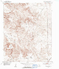 Berry Sand Draw Texas Historical topographic map, 1:24000 scale, 7.5 X 7.5 Minute, Year 1953