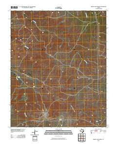 Berry Sand Draw Texas Historical topographic map, 1:24000 scale, 7.5 X 7.5 Minute, Year 2010