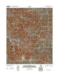 Berry Sand Draw Texas Historical topographic map, 1:24000 scale, 7.5 X 7.5 Minute, Year 2013