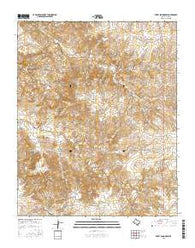 Berry Sand Draw Texas Current topographic map, 1:24000 scale, 7.5 X 7.5 Minute, Year 2016