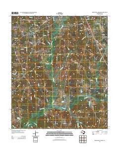 Berryhill Creek Texas Historical topographic map, 1:24000 scale, 7.5 X 7.5 Minute, Year 2013