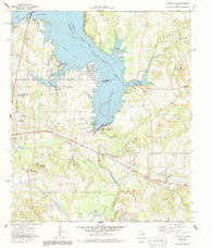 Berryville Texas Historical topographic map, 1:24000 scale, 7.5 X 7.5 Minute, Year 1973