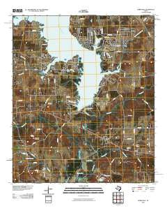 Berryville Texas Historical topographic map, 1:24000 scale, 7.5 X 7.5 Minute, Year 2010