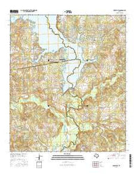 Berryville Texas Current topographic map, 1:24000 scale, 7.5 X 7.5 Minute, Year 2016