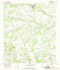 Bertram Texas Historical topographic map, 1:24000 scale, 7.5 X 7.5 Minute, Year 1967