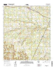 Bertram Texas Current topographic map, 1:24000 scale, 7.5 X 7.5 Minute, Year 2016