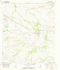 Best Texas Historical topographic map, 1:24000 scale, 7.5 X 7.5 Minute, Year 1970