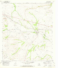Best Texas Historical topographic map, 1:24000 scale, 7.5 X 7.5 Minute, Year 1970