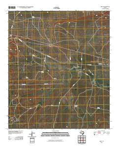 Best Texas Historical topographic map, 1:24000 scale, 7.5 X 7.5 Minute, Year 2010