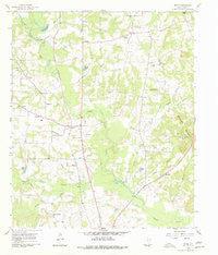 Bettie Texas Historical topographic map, 1:24000 scale, 7.5 X 7.5 Minute, Year 1960