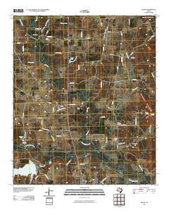 Bettie Texas Historical topographic map, 1:24000 scale, 7.5 X 7.5 Minute, Year 2010