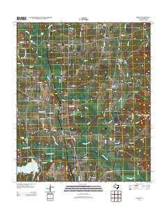 Bettie Texas Historical topographic map, 1:24000 scale, 7.5 X 7.5 Minute, Year 2013