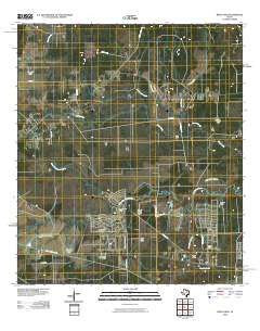 Bevil Oaks Texas Historical topographic map, 1:24000 scale, 7.5 X 7.5 Minute, Year 2010