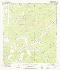 Biel Lake SE Texas Historical topographic map, 1:24000 scale, 7.5 X 7.5 Minute, Year 1974