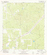 Biel Lake SE Texas Historical topographic map, 1:24000 scale, 7.5 X 7.5 Minute, Year 1974