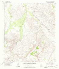 Big Aguja Mountain Texas Historical topographic map, 1:24000 scale, 7.5 X 7.5 Minute, Year 1972