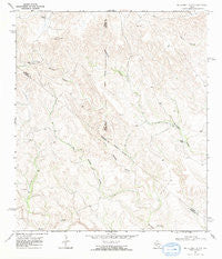 Big Brindle Canyon Texas Historical topographic map, 1:24000 scale, 7.5 X 7.5 Minute, Year 1968