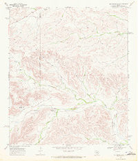 Big Canyon Ranch Texas Historical topographic map, 1:24000 scale, 7.5 X 7.5 Minute, Year 1969